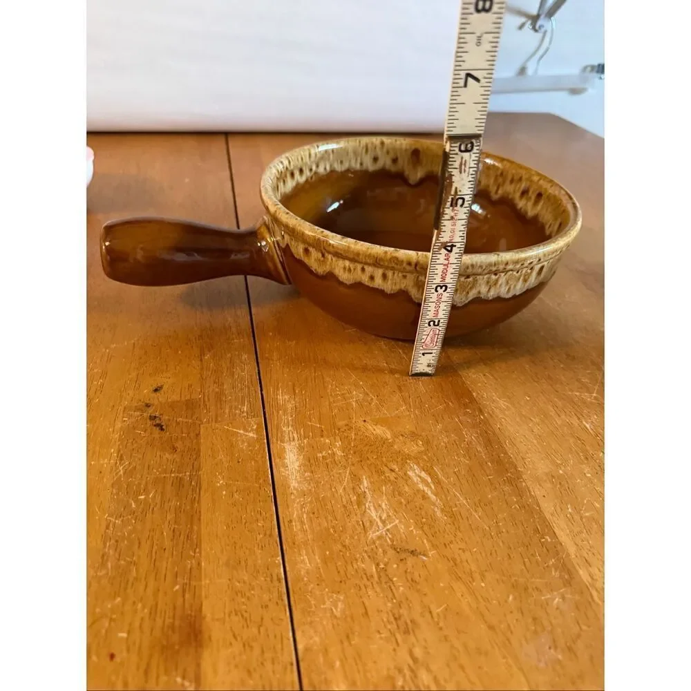 Extra Large French onion soup crock stoneware/ceramic side handle